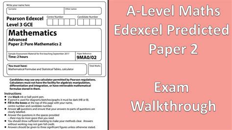 Revision materials for students and teachers. . Edexcel maths paper 2 predicted 2022